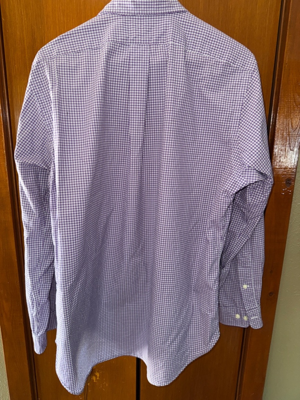 Polo by Ralph Lauren Lavender Gingham Button-Down Shirt - Picture 4 of 5